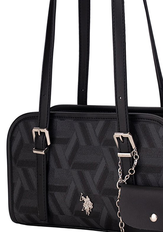 US POLO ASSN - US26102 Kadın Siyah Omuz Çantası