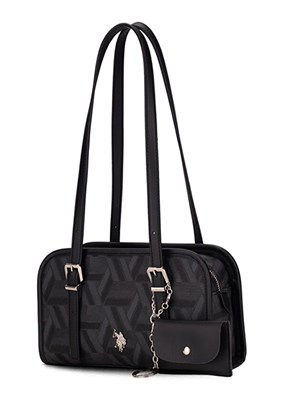 US POLO ASSN - US26102 Kadın Siyah Omuz Çantası