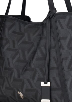 US POLO ASSN - US26112 Kadın Siyah Omuz Çantası