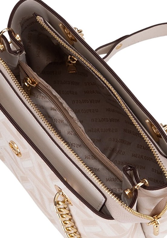 US POLO ASSN - US26117 Kadın Beyaz Omuz Çantası