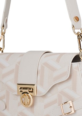 US POLO ASSN - US26118 Kadın Beyaz Omuz Çantası