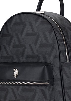 US POLO ASSN - US26122 Kadın Siyah Sırt Çantası