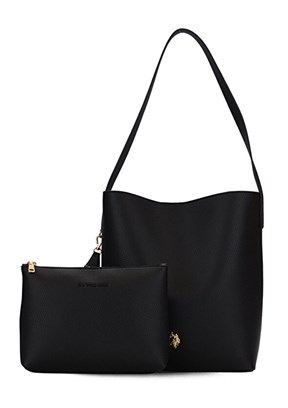 US POLO ASSN - US26150 Kadın Siyah Omuz Çantası