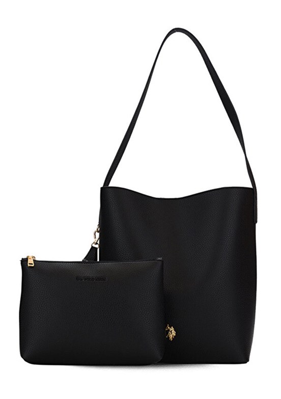 US POLO ASSN - US26150 Kadın Siyah Omuz Çantası