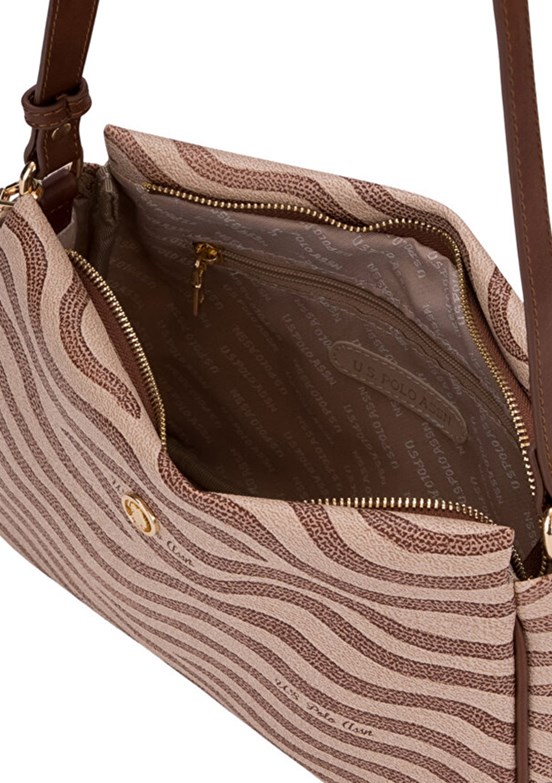 US POLO ASSN Bej Kadın Çapraz Çanta