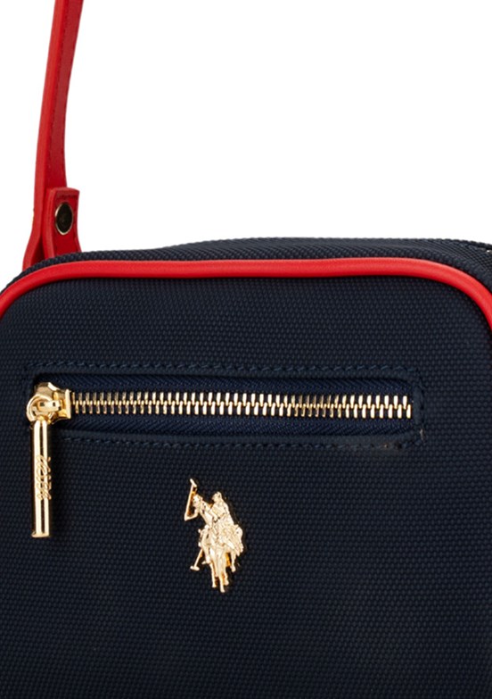 US POLO ASSN - US26284 Kadın Lacivert-A.Kırmızı Çapraz Çanta