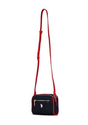 US POLO ASSN - US26284 Kadın Lacivert-A.Kırmızı Çapraz Çanta