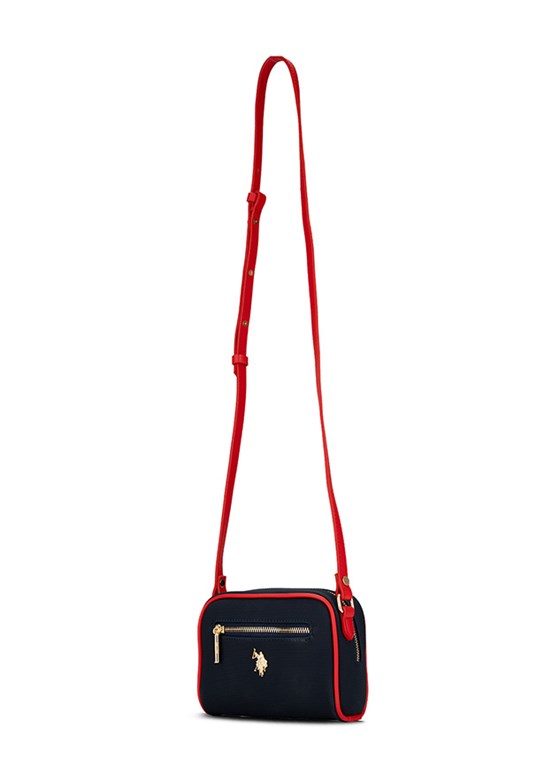 US POLO ASSN - US26284 Kadın Lacivert-A.Kırmızı Çapraz Çanta