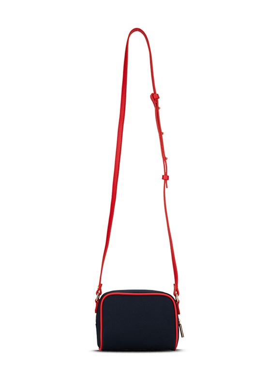 US POLO ASSN - US26284 Kadın Lacivert-A.Kırmızı Çapraz Çanta