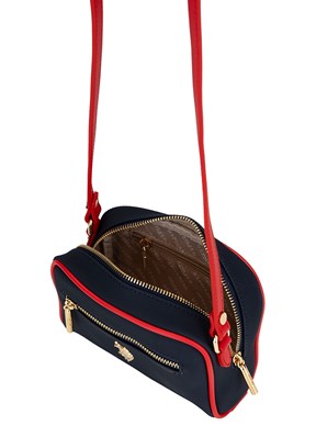 US POLO ASSN - US26284 Kadın Lacivert-A.Kırmızı Çapraz Çanta