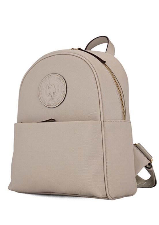 US POLO ASSN Bej Kadın Sırt Çantası
