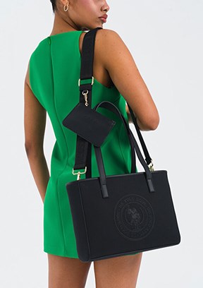 US POLO ASSN Siyah Kadın Omuz Çantası
