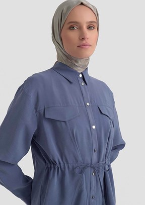 ARMİNE Lacivert Kadın Pantolonlu Takım
