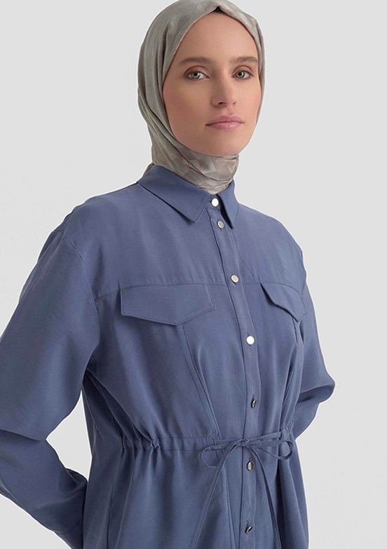ARMİNE Lacivert Kadın Pantolonlu Takım