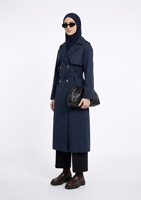 ARMİNE - 26YT706 Kadın Lacivert Kap