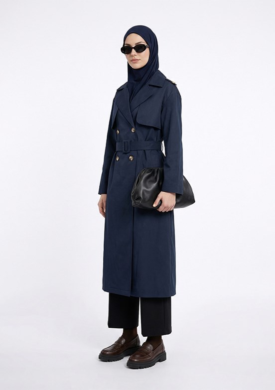 ARMİNE - 26YT706 Kadın Lacivert Kap