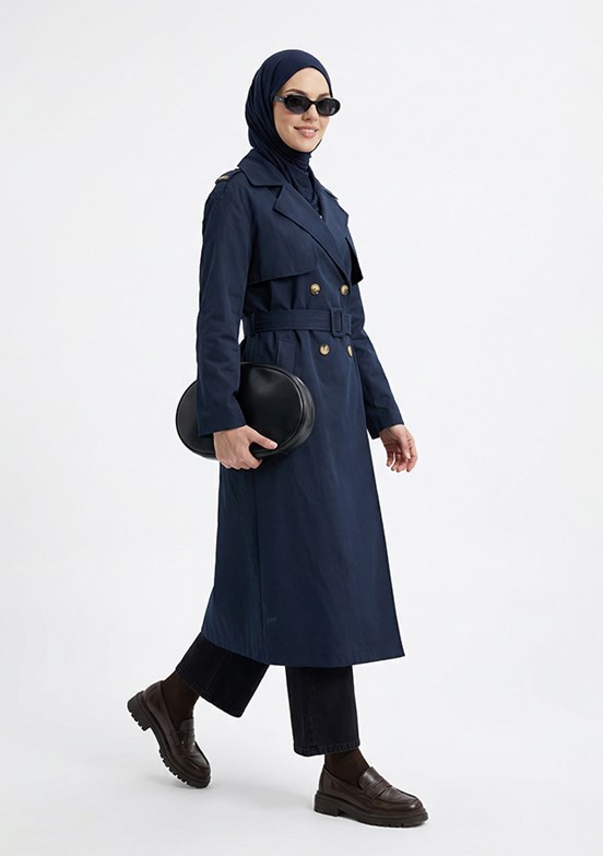 ARMİNE - 26YT706 Kadın Lacivert Kap