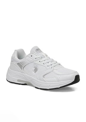 US POLO ASSN Beyaz Kadın Sneaker Ayakkabı