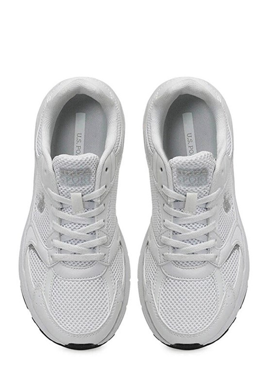 US POLO ASSN Beyaz Kadın Sneaker Ayakkabı