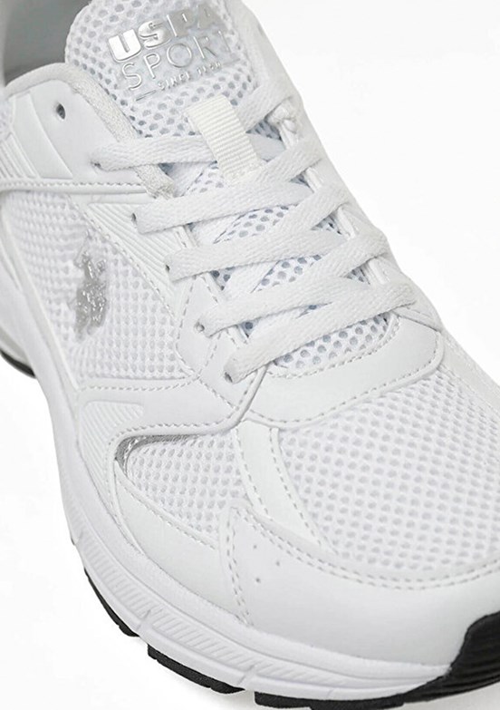 US POLO ASSN Beyaz Kadın Sneaker Ayakkabı