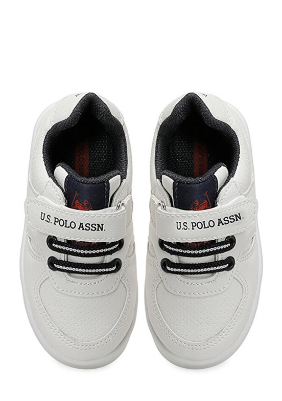 US POLO ASSN Beyaz Erkek Çocuk Casual Ayakkabı