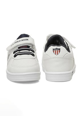 US POLO ASSN Beyaz Erkek Çocuk Casual Ayakkabı