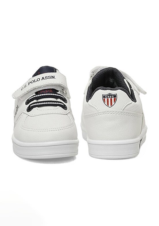US POLO ASSN Beyaz Erkek Çocuk Casual Ayakkabı