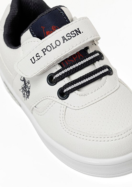 US POLO ASSN Beyaz Erkek Çocuk Casual Ayakkabı