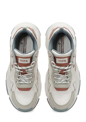 US POLO ASSN Beyaz Kadın Sneaker Ayakkabı