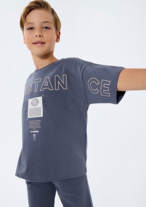 ROLY POLY - RP3752-G Erkek Çocuk Füme Pijama Takımı