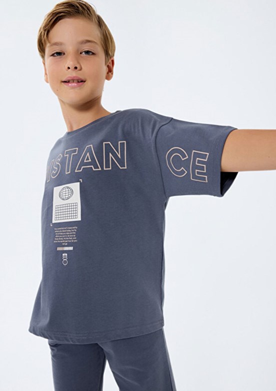 ROLY POLY - RP3752-G Erkek Çocuk Füme Pijama Takımı