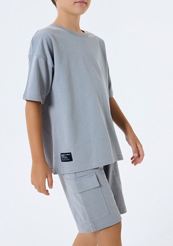 ROLY POLY - RP3765-G Erkek Çocuk Gri Pijama Takımı