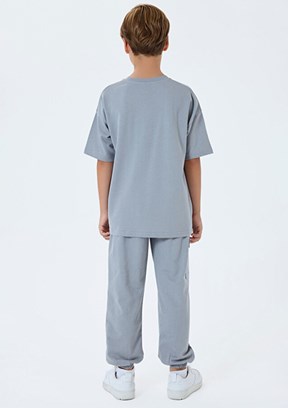 ROLY POLY - RP3766-G Erkek Çocuk Gri Eşofman Takımı