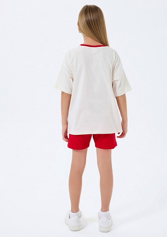 ROLY POLY - RP3799-G Kız Çocuk Beyaz Pijama Takımı