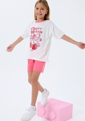 ROLY POLY - RP3799-G Kız Çocuk Beyaz Pijama Takımı