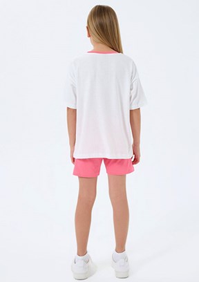 ROLY POLY - RP3799-G Kız Çocuk Beyaz Pijama Takımı