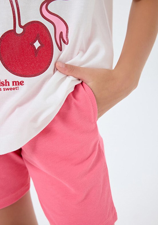 ROLY POLY - RP3799-G Kız Çocuk Beyaz Pijama Takımı
