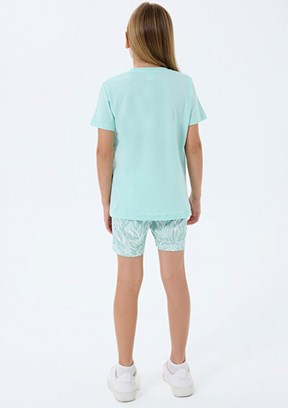 ROLY POLY - RP3806-G Kız Çocuk Yeşil Pijama Takımı