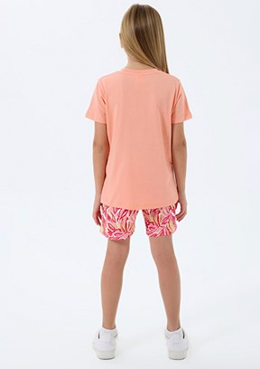 ROLY POLY - RP3806-G Kız Çocuk Turuncu Pijama Takımı