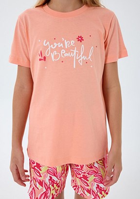 ROLY POLY - RP3806-G Kız Çocuk Turuncu Pijama Takımı