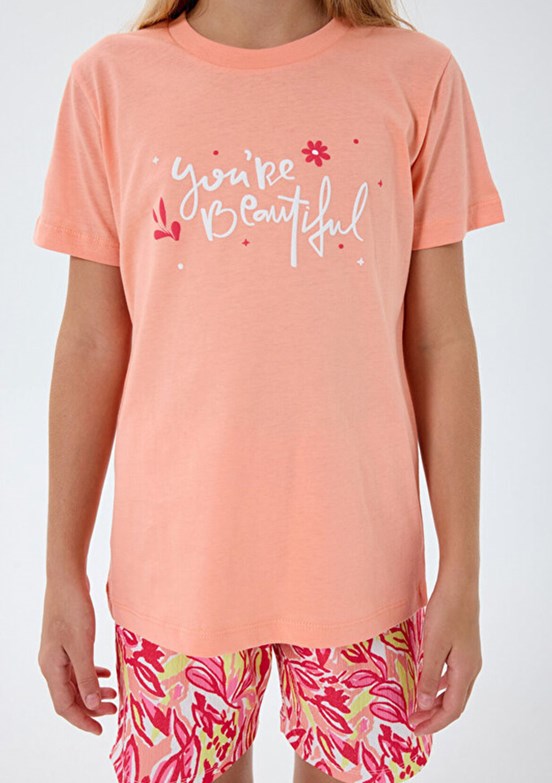 ROLY POLY - RP3806-G Kız Çocuk Turuncu Pijama Takımı