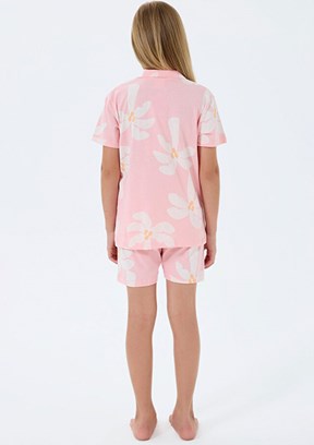 ROLY POLY - RP3780-2 Kız Çocuk Turuncu Pijama Takımı