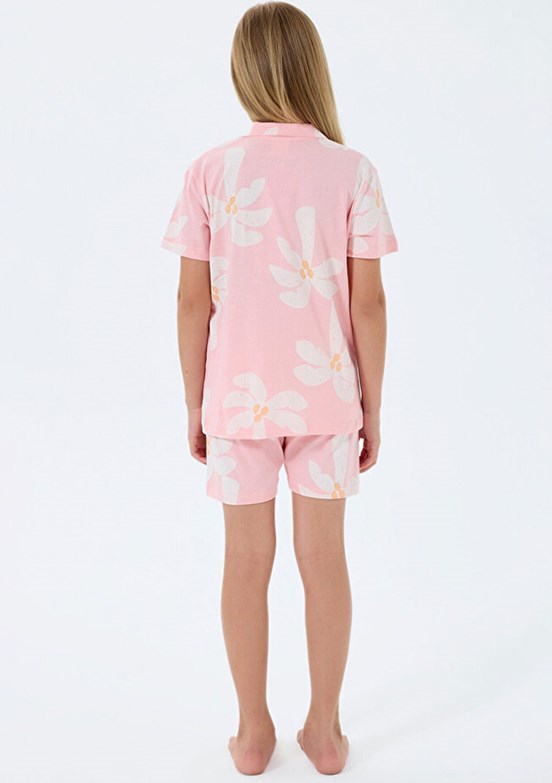 ROLY POLY - RP3780-2 Kız Çocuk Turuncu Pijama Takımı