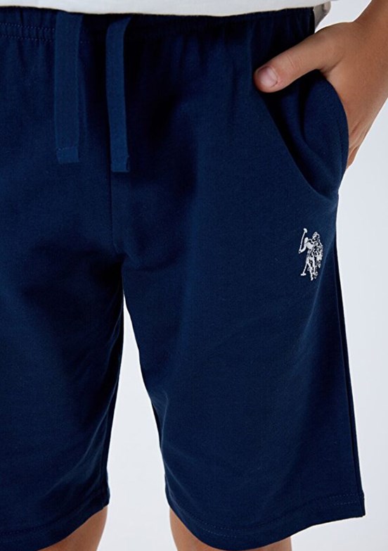 US POLO ASSN Beyaz Erkek Çocuk Pijama Takımı