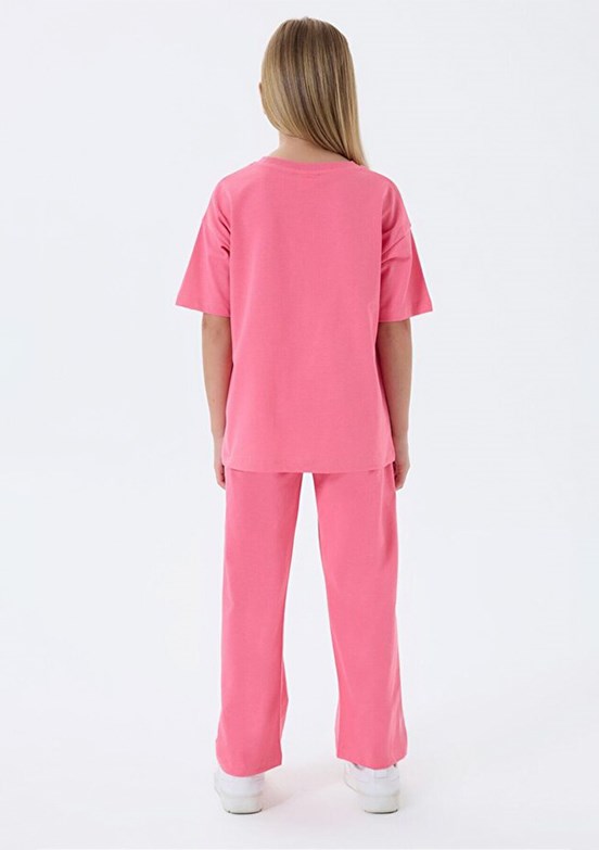 US POLO ASSN Pembe Kız Çocuk Eşofman Takımı