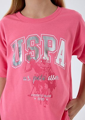US POLO ASSN Pembe Kız Çocuk Eşofman Takımı