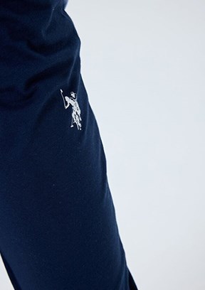 US POLO ASSN - US2410-4 Erkek Çocuk Mavi Pijama Takımı