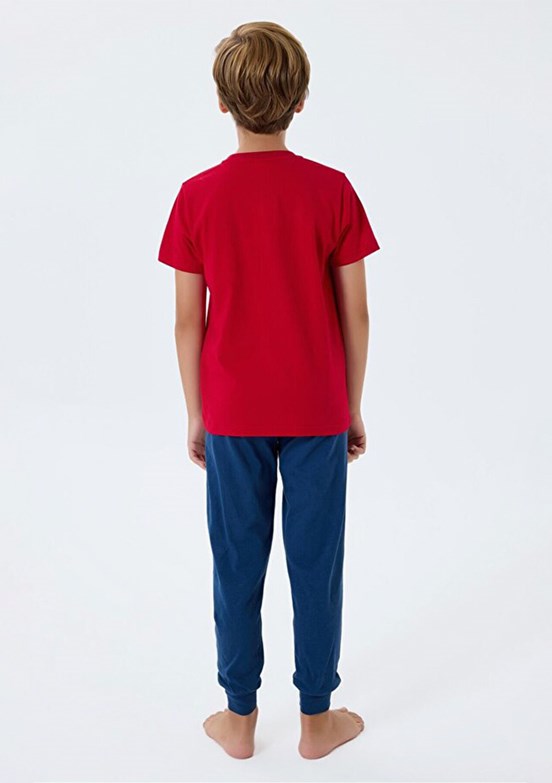 US POLO ASSN Kırmızı Erkek Çocuk Pijama Takımı
