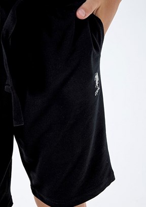 US POLO ASSN Siyah Erkek Çocuk Pijama Takımı