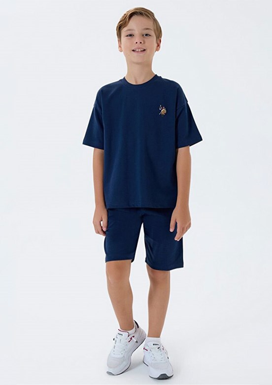 US POLO ASSN Lacivert Erkek Çocuk Pijama Takımı